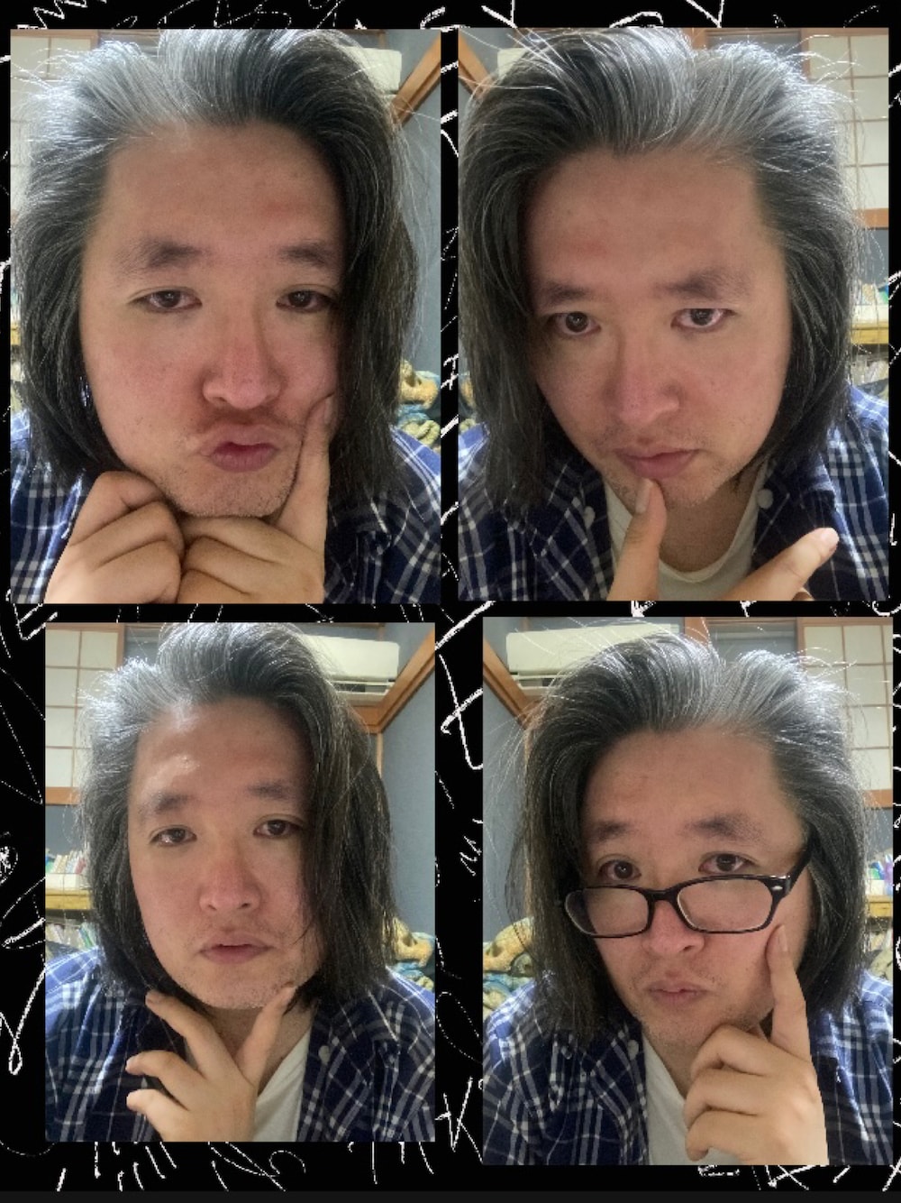 「春ファッション、picsart、オトナカジュアル、Christian Artist、クリスチャンアーティスト、Christian Trans Humanist、クリスチャントランスヒューマニスト、楠山家、楠山祐輔、yusukekusuyama」｜「Retrievers Clubのアイテム（シャツ/ブラウス、ブラック系）」を使った、Yusuke Kusuyama ‐ 楠山祐輔さん（メンズ・173cm）の春コーディネートの1枚目の写真