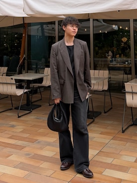 「Aeta（アエタ）のアイテム」を使った、Takamitsuさん（メンズ・178cm）の春コーディネート