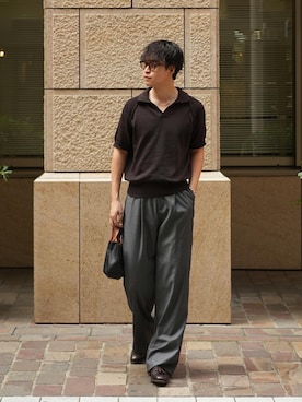 「LURAKU（ルラク）のアイテム」を使った、Takamitsuさん（メンズ・178cm）の春コーディネート