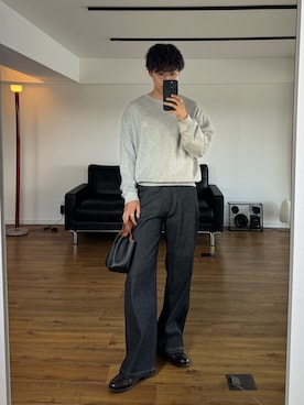 「アイテム（ハンドバッグ）」を使った、Takamitsuさん（メンズ・178cm）の夏コーディネート