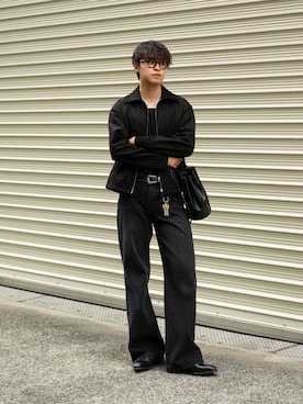 「アイテム（ブルゾン）」を使った、Takamitsuさん（メンズ・178cm）の秋コーディネート