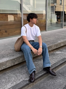 「CLUTCH（クラッチ）のアイテム」を使った、Takamitsuさん（メンズ・178cm）の夏コーディネート