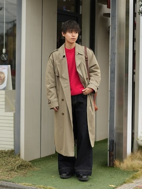 「綺麗めコーデ」｜「アイテム（ジャケット/アウター）」を使った、Takamitsuさん（メンズ・179cm）の冬コーディネート