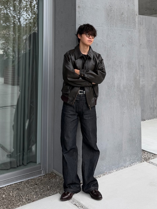 【LURAKU】Semi-flared Rigid Denim LURAKU】Semi-flared Rigid Denim / LURAKU セミフレアリジット