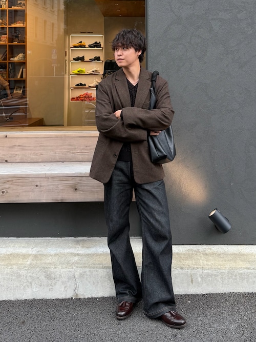 LURAKU Semi-flared Rigid Denim ルラク nugu LURAKU】Semi-flared Rigid Denim / LURAKU セミフレアリジット