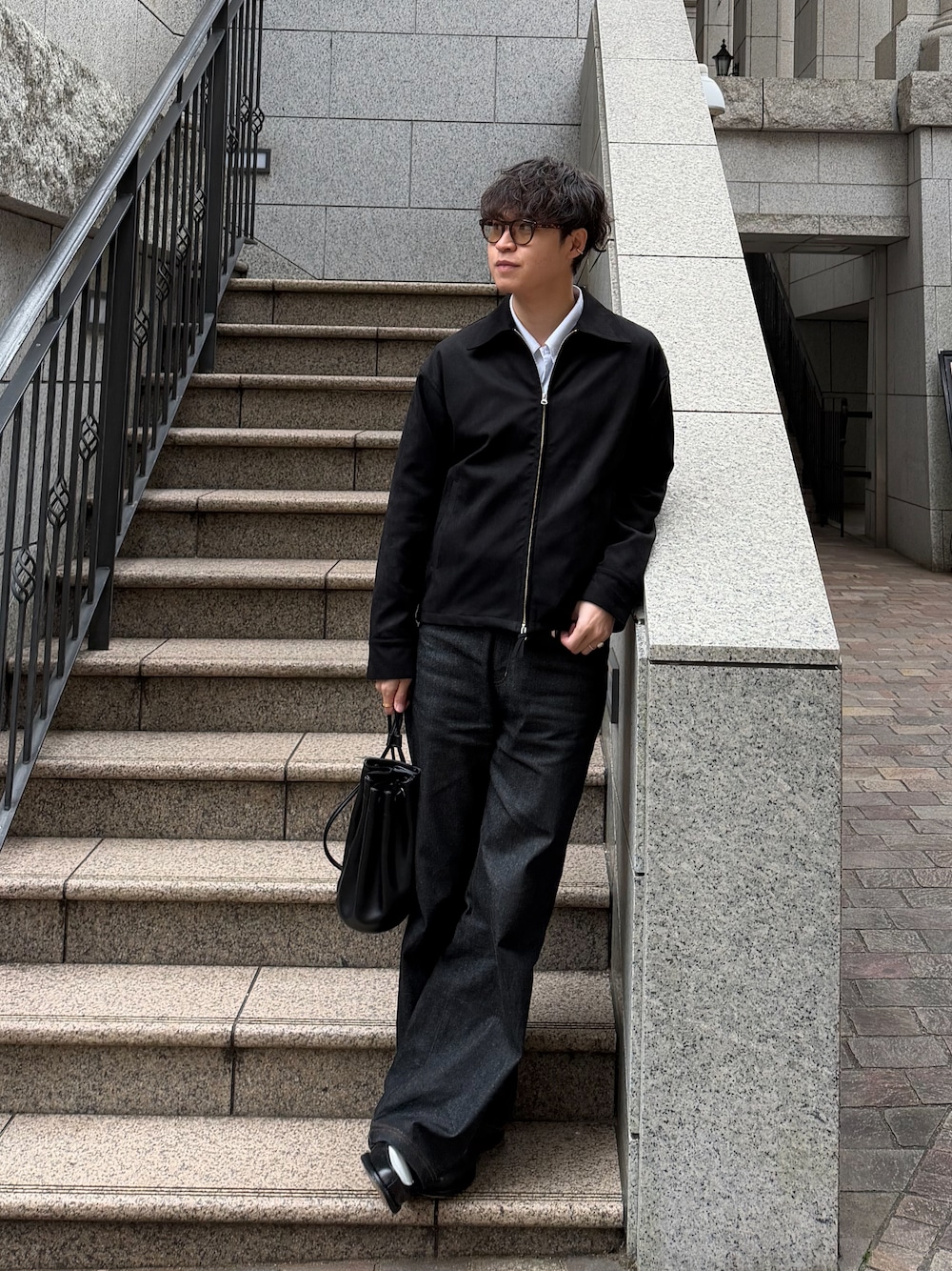 LURAKU】Synthetic Suede Zip Jacket / LURAKU シンセティックスエード