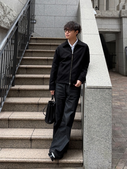 LURAKU】Semi-flared Rigid Denim / LURAKU セミフレアリジットデニム