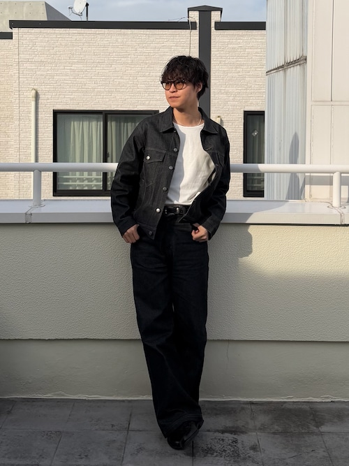 LURAKU】Semi-flared Rigid Denim / LURAKU セミフレアリジットデニム