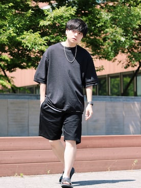 「NewAnce（ニュアンス）のアイテム」を使った、GPさん（メンズ・163cm）の春コーディネート