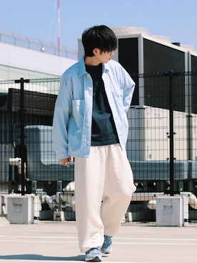 「JOURNAL STANDARD（ジャーナルスタンダード）のアイテム（ブルゾン）」を使った、GPさん（メンズ・163cm）の春コーディネート