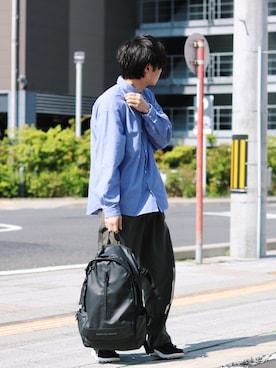 「ごきげんウィーク」｜「アイテム（音楽/本・雑誌）」を使った、GPさん（メンズ・163cm）の春コーディネート