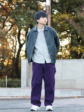 「BEAUTY&YOUTH UNITED ARROWS（ビューティーアンドユースユナイテッドアローズ）のアイテム（その他アウター）」を使った、GPさん（メンズ・163cm）の秋コーディネート