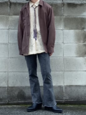 「JOURNAL STANDARD（ジャーナルスタンダード）のアイテム（アクセサリー）」を使った、亡骸のピーナッツ(備忘録)さん（メンズ・170cm）の秋コーディネート