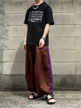 「CLUB PARK（クラブパーク）のアイテム」を使った、亡骸のピーナッツ(備忘録)さん（メンズ・170cm）の夏コーディネート