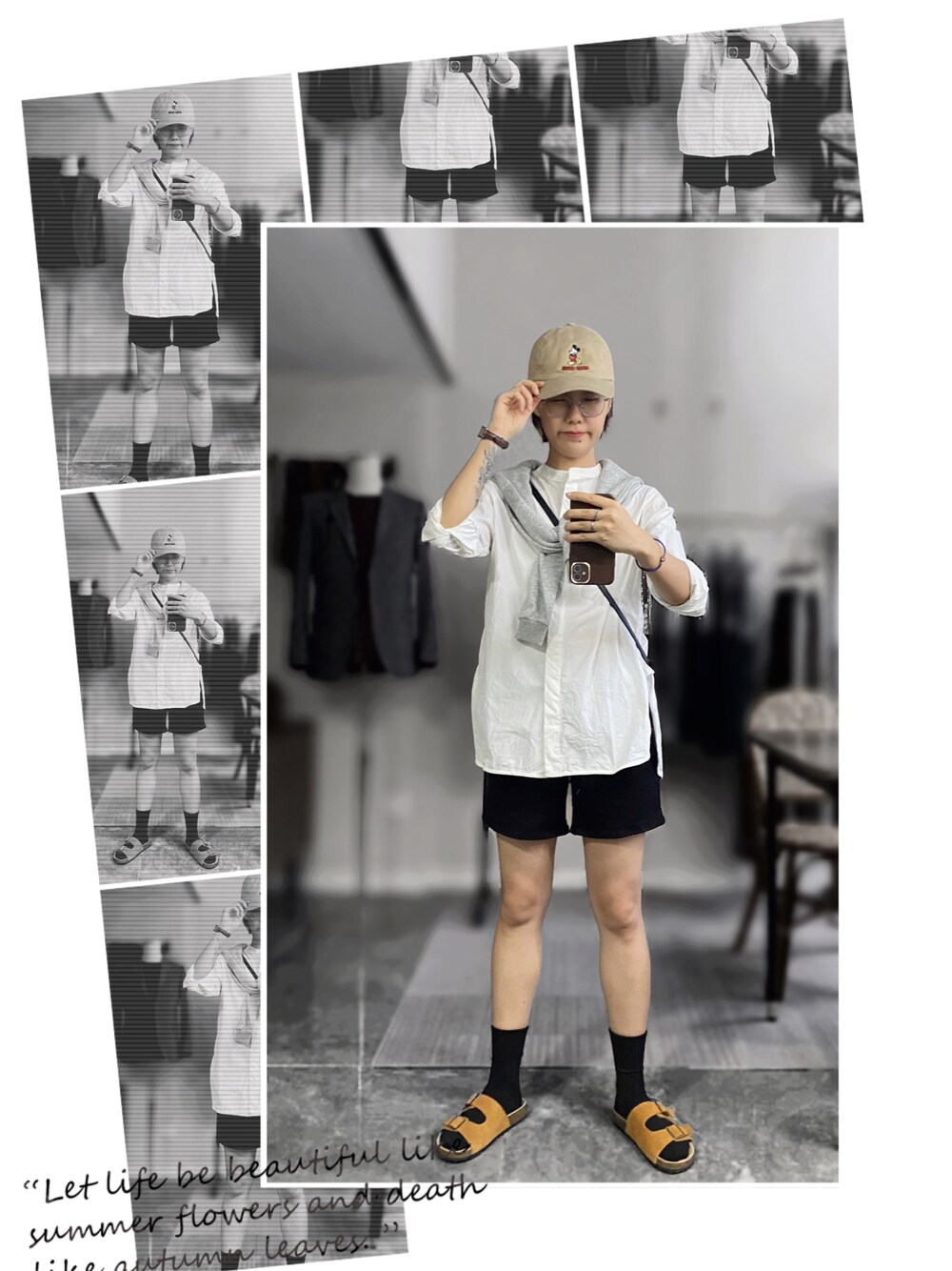 「休日コーデ」｜「PULL&BEARのアイテム（カーゴパンツ、ブラック系）」を使った、Niiikiiiさん（レディース・164cm）の夏コーディネートの1枚目の写真
