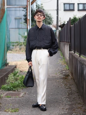 「marka（マーカ）のアイテム（トップス）」を使った、ARKnets STAFFさん（メンズ・173cm）の春コーディネート