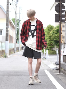 「minedenim」｜ARKnets STAFFさん（メンズ・182cm）の夏コーディネート