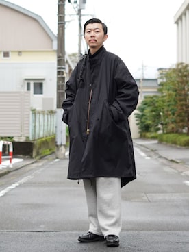 「Graphpaper（グラフペーパー）のアイテム」を使った、ARKnets STAFFさん（メンズ・178cm）の冬コーディネート