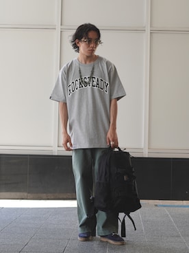 「ARKnets（アークネッツ）のアイテム」を使った、ARKnets STAFFさん（メンズ・169cm）の春コーディネート