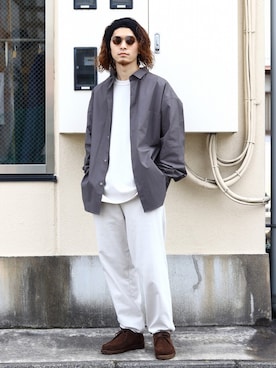 「Graphpaper（グラフペーパー）のアイテム」を使った、ARKnets STAFFさん（メンズ・173cm）の春コーディネート