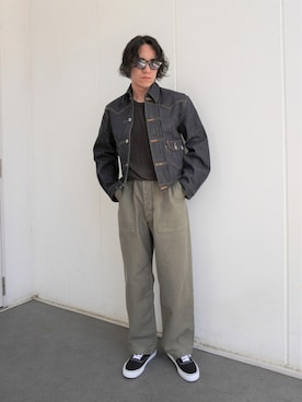 「FLAG SPORT（フラッグスポーツ）のアイテム」を使った、ARKnets STAFFさん（メンズ・169cm）の夏コーディネート