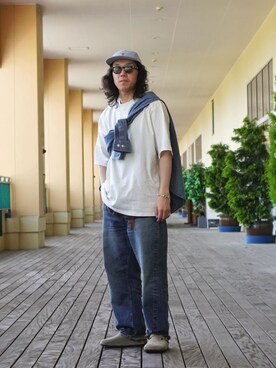 「FLAG SPORT（フラッグスポーツ）のアイテム」を使った、ARKnets STAFFさん（メンズ・168cm）の春コーディネート