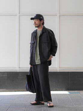 「ごきげんウィーク」｜「アイテム（その他アウター）」を使った、ARKnets STAFFさん（メンズ・174cm）の春コーディネート