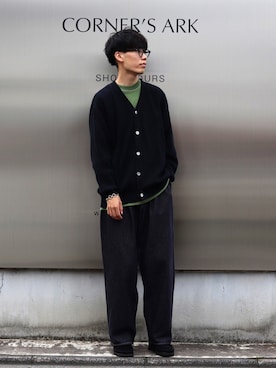 「Graphpaper（グラフペーパー）のアイテム」を使った、ARKnets STAFFさん（メンズ・176cm）の夏コーディネート