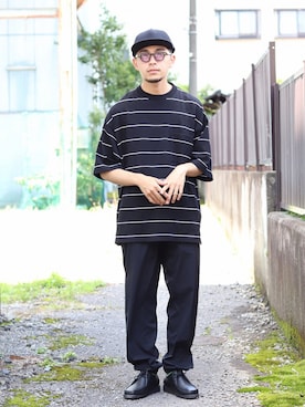 ARKnets STAFFさん（メンズ・173cm）の夏コーディネート