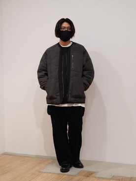 「ABU GARCIA（アブ・ガルシア）のアイテム（パンツ）」を使った、ARKnets STAFFさん（メンズ・170cm）の冬コーディネート