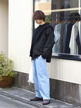 「DIGAWEL（ディガウェル）のアイテム」を使った、ARKnets STAFFさん（メンズ・181cm）の秋コーディネート