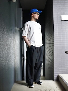 「is-ness（イズネス）のアイテム」を使った、ARKnets STAFFさん（メンズ・173cm）の春コーディネート