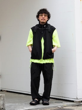 「is-ness（イズネス）のアイテム」を使った、ARKnets STAFFさん（メンズ・170cm）の春コーディネート
