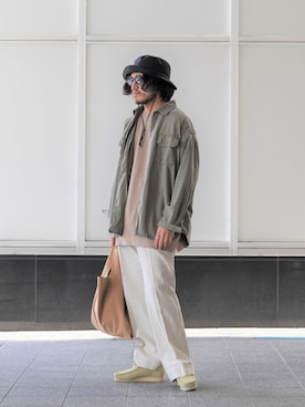 「KIJIMA TAKAYUKI」｜「アイテム（ブーツ）」を使った、ARKnets STAFFさん（メンズ・174cm）の春コーディネート