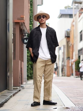 「adsr」｜ARKnets STAFFさん（メンズ・173cm）の春コーディネート
