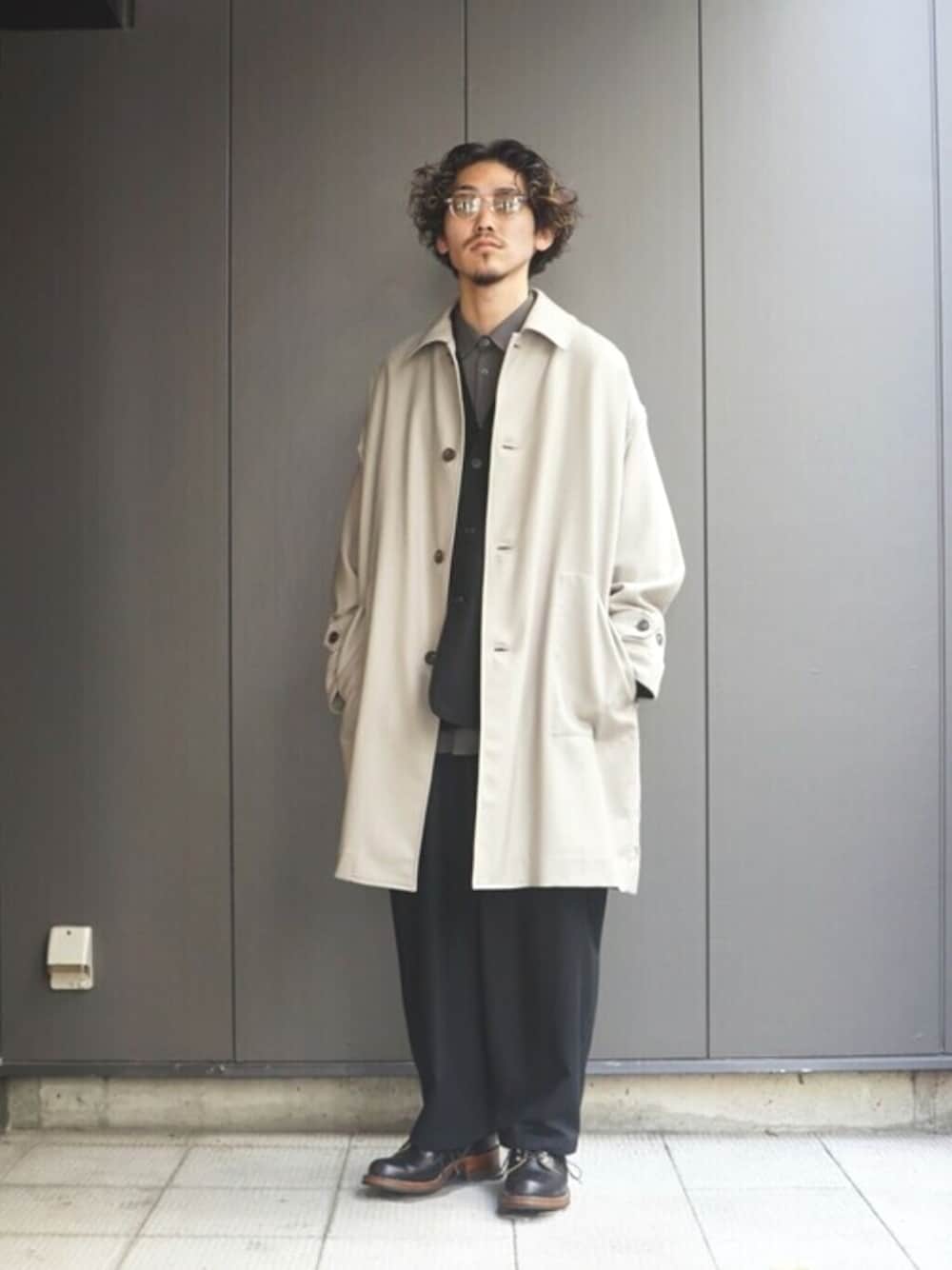 marka / マーカ：SHIRT COAT - 2/48 wool soft serge -：M21C-06SH01C