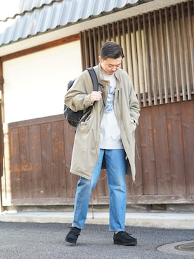「ARKnets（アークネッツ）のアイテム」を使った、ARKnets STAFFさん（メンズ・178cm）の秋コーディネート