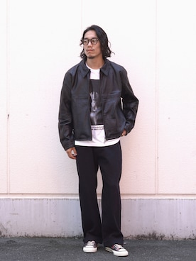 「アイテム（その他アウター）」を使った、ARKnets STAFFさん（メンズ・169cm）の秋コーディネート