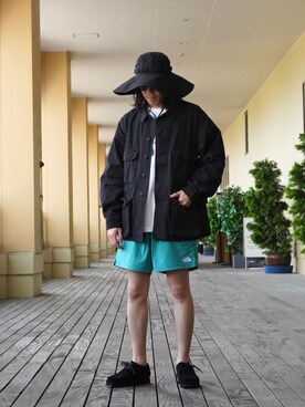 「orSlow（オアスロウ）のアイテム（帽子）」を使った、ARKnets STAFFさん（メンズ・168cm）の春コーディネート