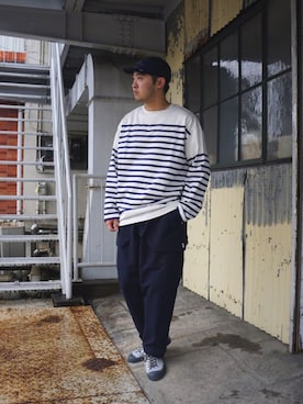 「COMFY OUTDOOR GARMENT」｜ARKnets STAFFさん（メンズ・172cm）の春コーディネート