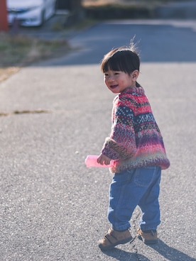 ichi-naccoさん（キッズ・70cm）の秋コーディネート