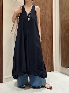 「GALLARDAGALANTE（ガリャルダガランテ）のアイテム（ネックレス）」を使った、yuko iwamotoさん（レディース・168cm）の夏コーディネート