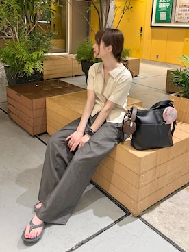 「ANGIE（アンジー）のアイテム」を使った、ぱっちさん（レディース・158cm）の夏コーディネート
