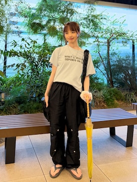 「MARY QUANT（マリークワント）のアイテム」を使った、ぱっちさん（レディース・158cm）の夏コーディネート