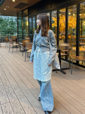 「GENERAL IDEA（ジェネラルアイデア）のアイテム」を使った、ぱっちさん（レディース・158cm）の春コーディネート