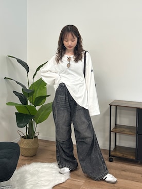 「シアートップス」｜ぱっちさん（レディース・158cm・20代）の秋コーディネート