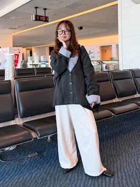 「アイテム（スウェットパンツ）」を使った、ぱっちさん（レディース・158cm・20代）の秋コーディネート