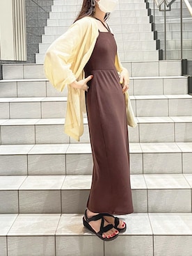 「着やせコーデ」｜ぱっちさん（レディース・158cm）の夏コーディネート
