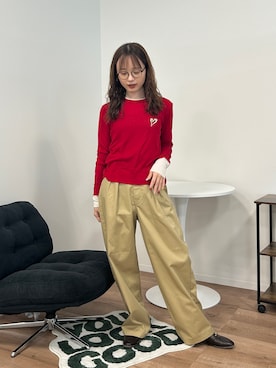 「シアートップス」｜ぱっちさん（レディース・158cm・20代）の秋コーディネート