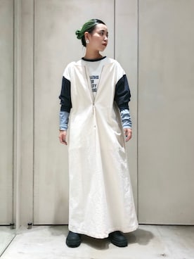 「AMBIDEX（アンビデックス）のアイテム」を使った、mikako さん（レディース・160cm）の秋コーディネート